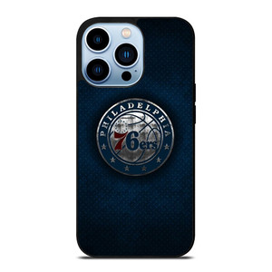PHILADELPHIA 76ERS METAL LOGO iPhone 13 Pro Max Case Cover PHILADELPHIA 76ERS METAL LOGO iPhone 13 Pro Max Case Cover