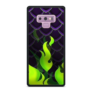 MALEFICENT GREEN FLAMES PATTERN Samsung Galaxy Note 9 Case Cover