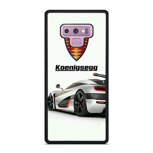 KOENIGSEGG WHITE CAR LOGO Samsung Galaxy Note 9 Case Cover
