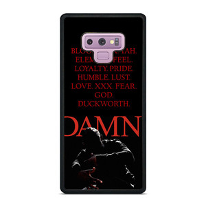 KENDRICK LAMAR DAMN QUOTES Samsung Galaxy Note 9 Case Cover