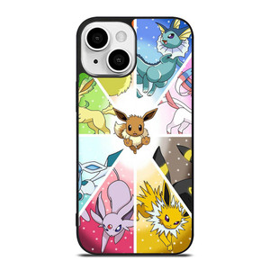 POKEMON ALL EEVEE iPhone 13 Mini Case Cover POKEMON ALL EEVEE iPhone 13 Mini Case Cover