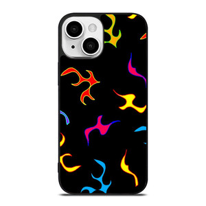 PLAYFUL FIRE PATTERN iPhone 13 Mini Case Cover PLAYFUL FIRE PATTERN iPhone 13 Mini Case Cover