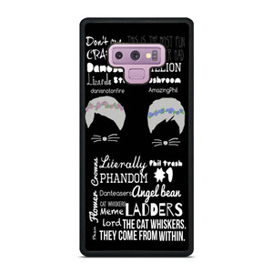 DAN AND PHIL QOTE Samsung Galaxy Note 9 Case Cover DAN AND PHIL QOTE Samsung Galaxy Note 9 Case Cover