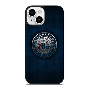 PHILADELPHIA 76ERS METAL LOGO iPhone 13 Mini Case Cover PHILADELPHIA 76ERS METAL LOGO iPhone 13 Mini Case Cover