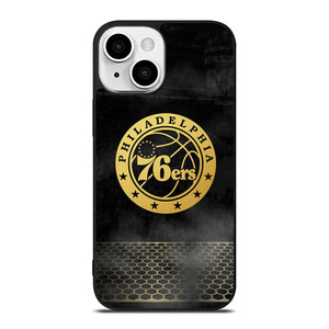 PHILADELPHIA 76ERS GOLD LOGO iPhone 13 Mini Case Cover