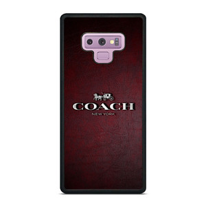 COACH NEW YORK LOGO LEATHER Samsung Galaxy Note 9 Case Cover COACH NEW YORK LOGO LEATHER Samsung Galaxy Note 9 Case Cover