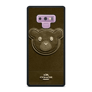 COACH NEW YORK BROWN BEAR Samsung Galaxy Note 9 Case Cover COACH NEW YORK BROWN BEAR Samsung Galaxy Note 9 Case Cover