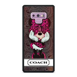 COACH NEW YORK  MINNIE MOUSE CUTE Samsung Galaxy Note 9 Case Cover
