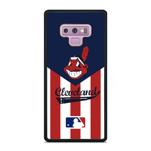 CLEVELAND INDIANS STRIPE LOGO Samsung Galaxy Note 9 Case Cover CLEVELAND INDIANS STRIPE LOGO Samsung Galaxy Note 9 Case Cover