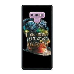 CHESHIRE CAT QUOTE ALICE IN WONDERLAND Samsung Galaxy Note 9 Case Cover CHESHIRE CAT QUOTE ALICE IN WONDERLAND Samsung Galaxy Note 9 Case Cover