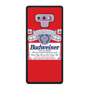 BUDWEISER KING OF BEER EMBLEM Samsung Galaxy Note 9 Case Cover BUDWEISER KING OF BEER EMBLEM Samsung Galaxy Note 9 Case Cover