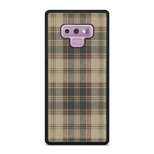 BROWN TARTAN PLAID PATTERN Samsung Galaxy Note 9 Case Cover BROWN TARTAN PLAID PATTERN Samsung Galaxy Note 9 Case Cover