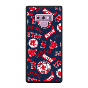 BOSTON RED SOX BASEBALL PATTERN Samsung Galaxy Note 9 Case Cover