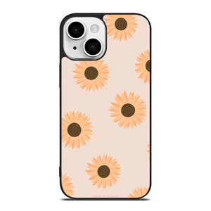 PASTEL SUNFLOWER PATTERN iPhone 13 Mini Case Cover PASTEL SUNFLOWER PATTERN iPhone 13 Mini Case Cover