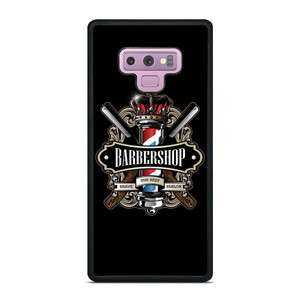 BARBERSHOP POLE HAIR CUT LOGO Samsung Galaxy Note 9 Case Cover
