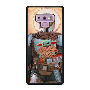BABY YODA AND THE MANDALORIAN STAR WARS Samsung Galaxy Note 9 Case Cover