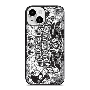 OUIJA BOARD BLACK AND WHITE iPhone 13 Mini Case Cover OUIJA BOARD BLACK AND WHITE iPhone 13 Mini Case Cover