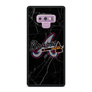 ATLANTA BRAVES BLACK MARBLE LOGO Samsung Galaxy Note 9 Case Cover ATLANTA BRAVES BLACK MARBLE LOGO Samsung Galaxy Note 9 Case Cover