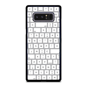 WHITE KEYBOARD PATTERN Samsung Galaxy Note 8 Case Cover WHITE KEYBOARD PATTERN Samsung Galaxy Note 8 Case Cover