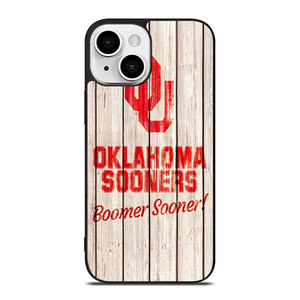 OKLAHOMA SOONERS WOODEN LOGO iPhone 13 Mini Case Cover OKLAHOMA SOONERS WOODEN LOGO iPhone 13 Mini Case Cover