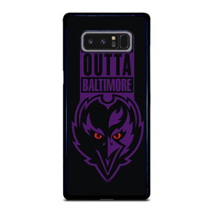 STRAIGHT OUTTA BALTIMORE BALTIMORE RAVENS Samsung Galaxy Note 8 Case Cover STRAIGHT OUTTA BALTIMORE BALTIMORE RAVENS Samsung Galaxy Note 8 Case Cover