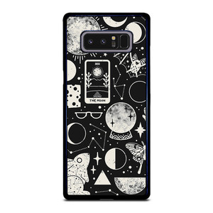 LUNAR PATTERN BLACK WHITE Samsung Galaxy Note 8 Case Cover LUNAR PATTERN BLACK WHITE Samsung Galaxy Note 8 Case Cover