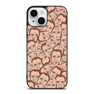 NICOLAS CAGE CARTOON COLLAGE iPhone 13 Mini Case Cover NICOLAS CAGE CARTOON COLLAGE iPhone 13 Mini Case Cover