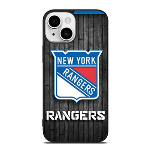 NEW YORK RANGERS WOODEN LOGO iPhone 13 Mini Case Cover