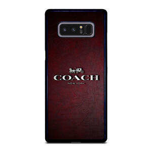 COACH NEW YORK LOGO LEATHER Samsung Galaxy Note 8 Case Cover COACH NEW YORK LOGO LEATHER Samsung Galaxy Note 8 Case Cover