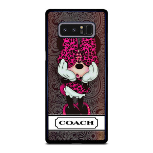 COACH NEW YORK  MINNIE MOUSE CUTE Samsung Galaxy Note 8 Case Cover COACH NEW YORK  MINNIE MOUSE CUTE Samsung Galaxy Note 8 Case Cover