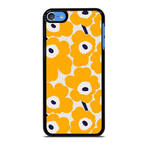 YELLOW RETRO FLORAL PATTERN iPod Touch 7 Case