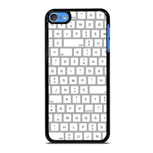 WHITE KEYBOARD PATTERN iPod Touch 7 Case WHITE KEYBOARD PATTERN iPod Touch 7 Case