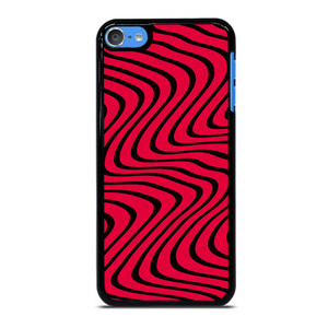 WAVY RED PATTERN iPod Touch 7 Case