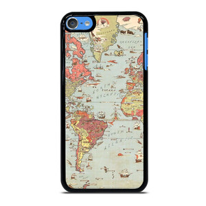 VINTAGE MAP iPod Touch 7 Case