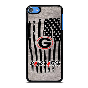 UNIVERSITY OF GEORGIA BULLDOGSWOODEN LOGO iPod Touch 7 Case