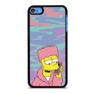 TIE DYE PATTERN BART SIMPSON iPod Touch 7 Case