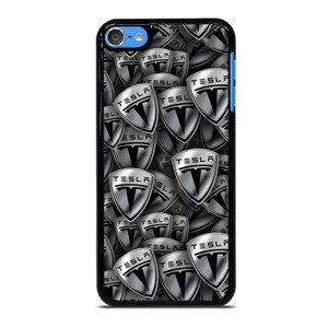 TESLA METAL LOGO COLLAGE iPod Touch 7 Case TESLA METAL LOGO COLLAGE iPod Touch 7 Case