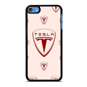 TESLA CAR LOGO COLLAGE iPod Touch 7 Case