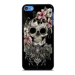 SUGAR SKULL FLOWER iPod Touch 7 Case