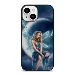 MOON DRAGONFLY FAIRY ART iPhone 13 Mini Case Cover