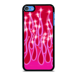 SNINY PINK FLAMES iPod Touch 7 Case SNINY PINK FLAMES iPod Touch 7 Case
