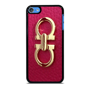 SALVATORE FERRAGAMO LOGO MAGENTA iPod Touch 7 Case