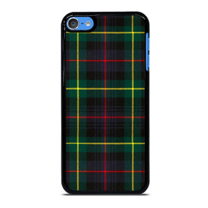 RED YELLOW TARTAN PLAID PATTERN iPod Touch 7 Case