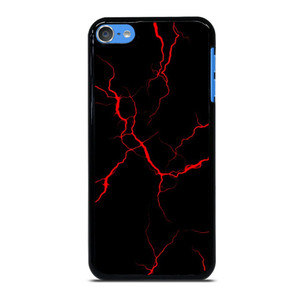 RED NEON LIGHTNING PATTERN iPod Touch 7 Case RED NEON LIGHTNING PATTERN iPod Touch 7 Case