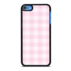 PINK PLAID PATTERN iPod Touch 7 Case
