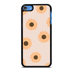 PASTEL SUNFLOWER PATTERN iPod Touch 7 Case