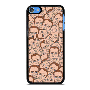 NICOLAS CAGE CARTOON COLLAGE iPod Touch 7 Case