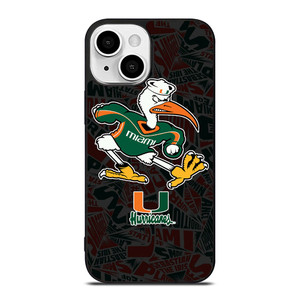 MIAMI HURRICANES UM FOOTBALL iPhone 13 Mini Case Cover