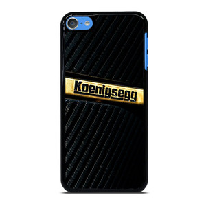 KOENIGSEGG GOLD BLACK CARBON iPod Touch 7 Case KOENIGSEGG GOLD BLACK CARBON iPod Touch 7 Case