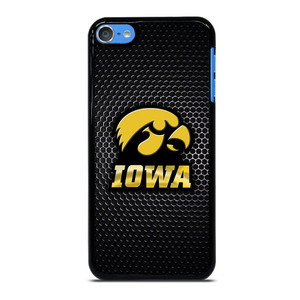 IOWA HAWKEYES METAL LOGO iPod Touch 7 Case